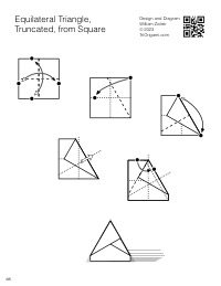 Equilateral Triangle, Truncated, from Square