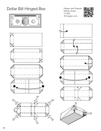 Dollar Bill Hinged Box